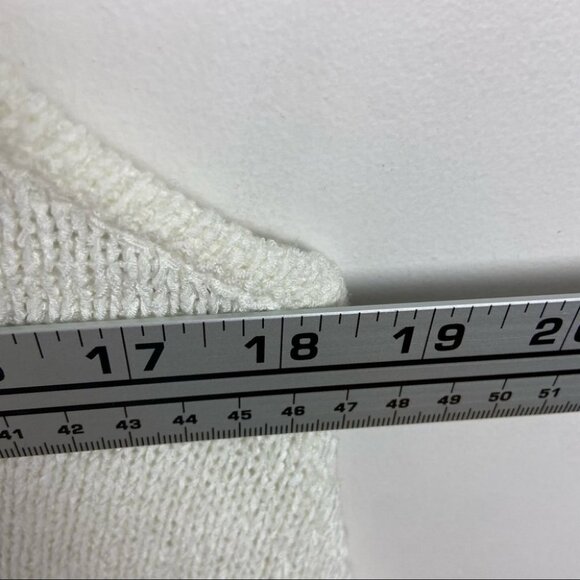 Lost In Lunar Amy Knit Tank Top Loungewear‎ Size Large White Cream Swing Shirt L - Picture 11 of 13